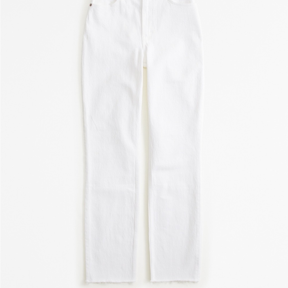Abercrombie and Fitch curve love the 90s straight ultra high rise jean